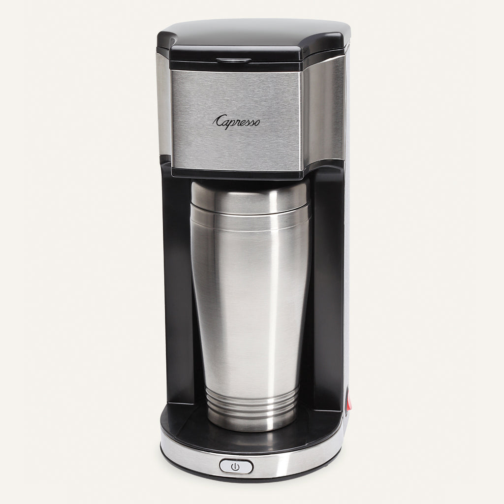 Capresso On- the-Go Cafetera personal, Acero