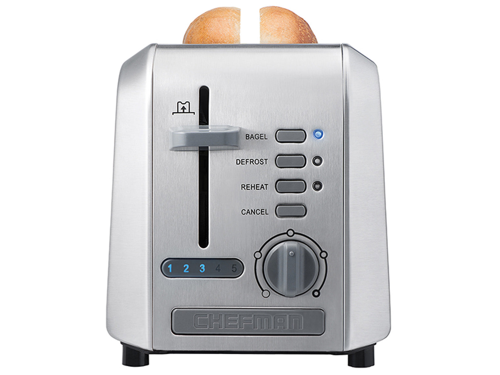 Chefman RJ31-SS  Tostador de 2 ranuras anchas