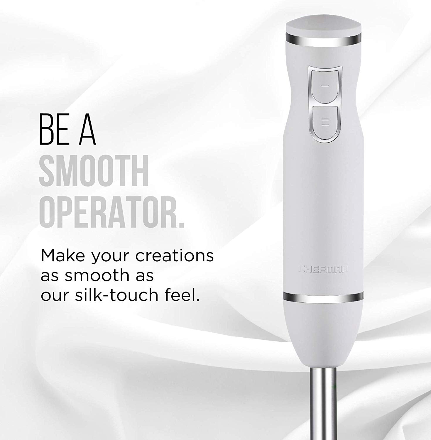 BATIDORA DE INMERSION CHEFMAN MARFIL