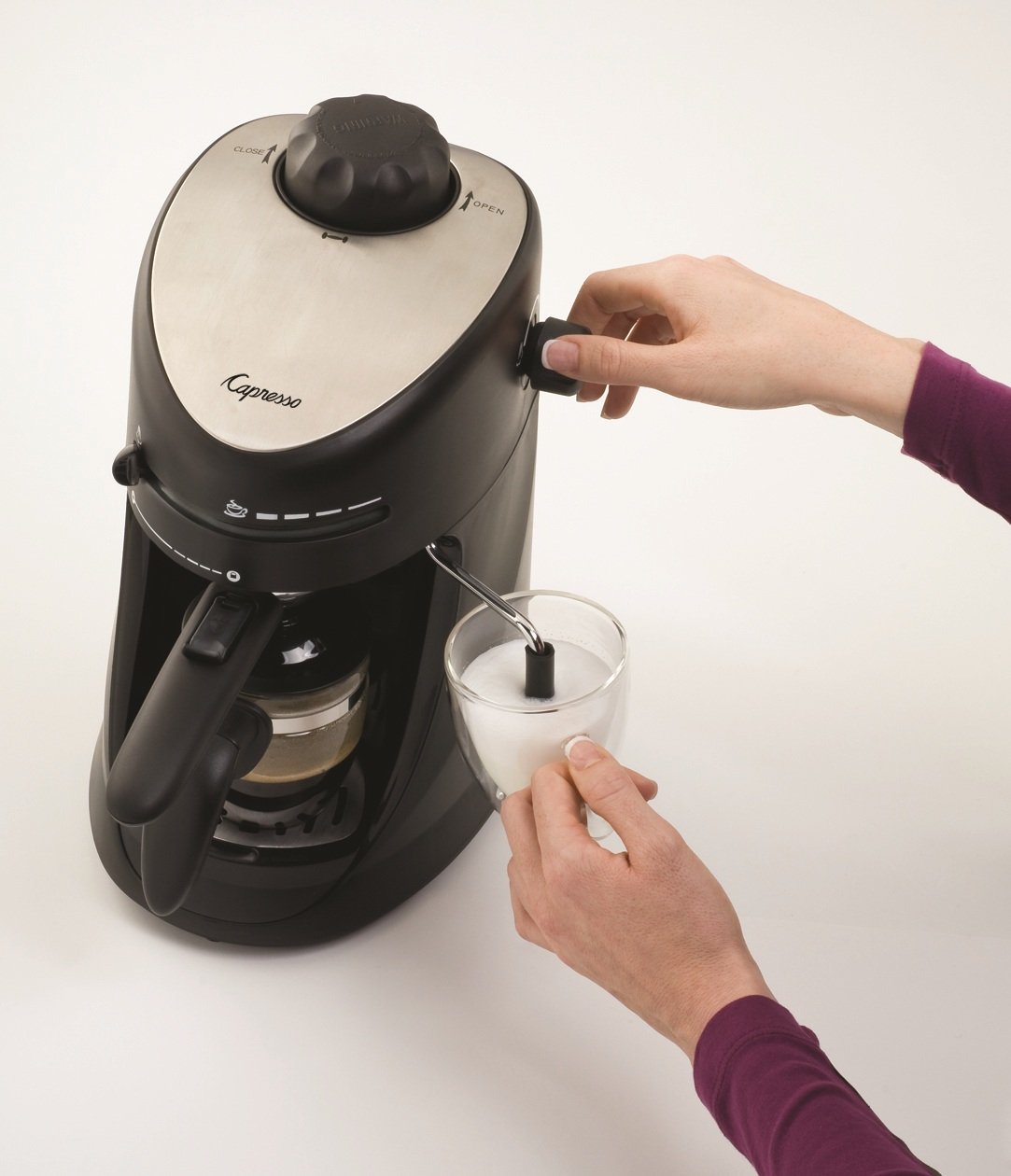 Capresso 303.01 Máquina para Cappuccino y Espresso, 4 Tazas