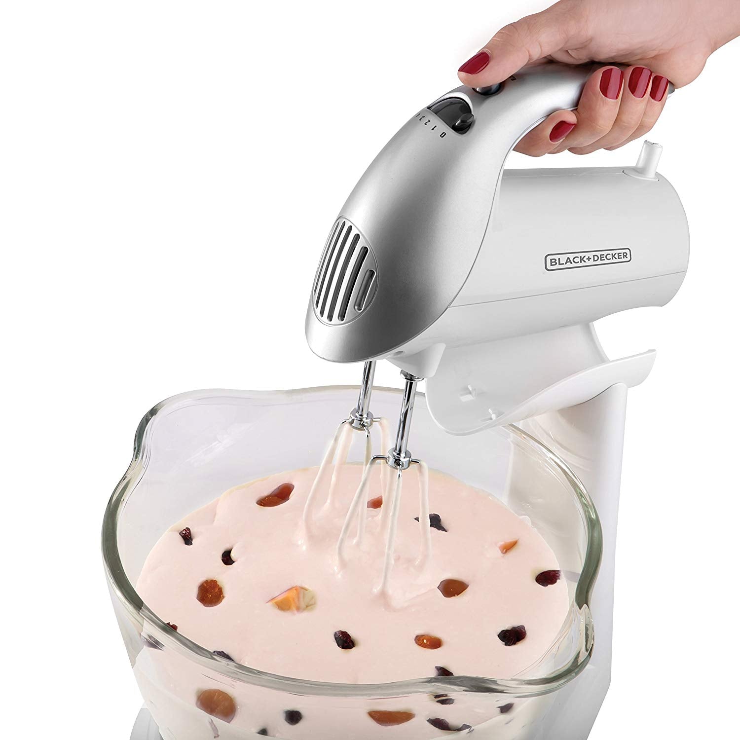 BATIDORA DE PEDESTAL 5 VEL. 250 WATTS TAZON DE VIDRIO