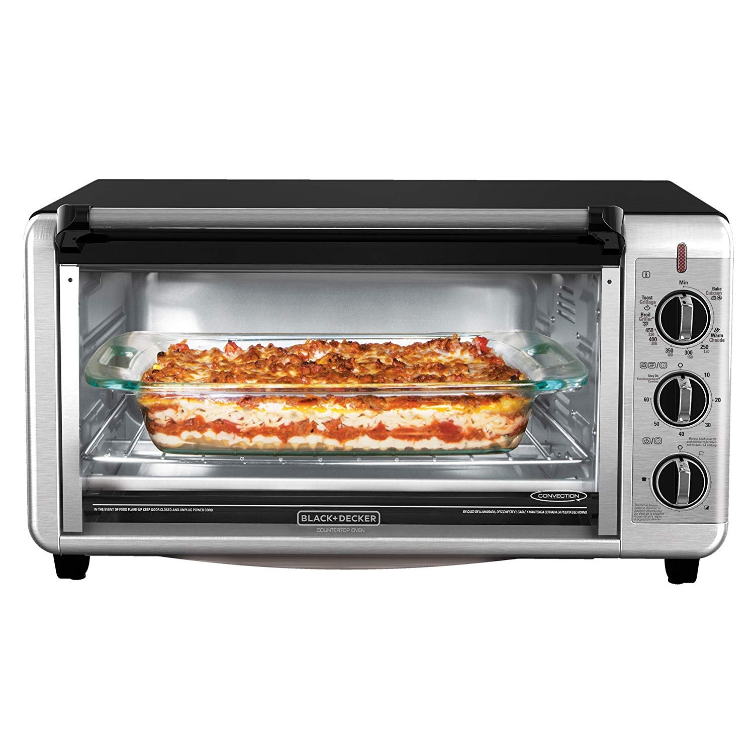 black+decker to3260 X SBD 8-slice extra-wide horno tostador, 13 x 22.9 cm.
