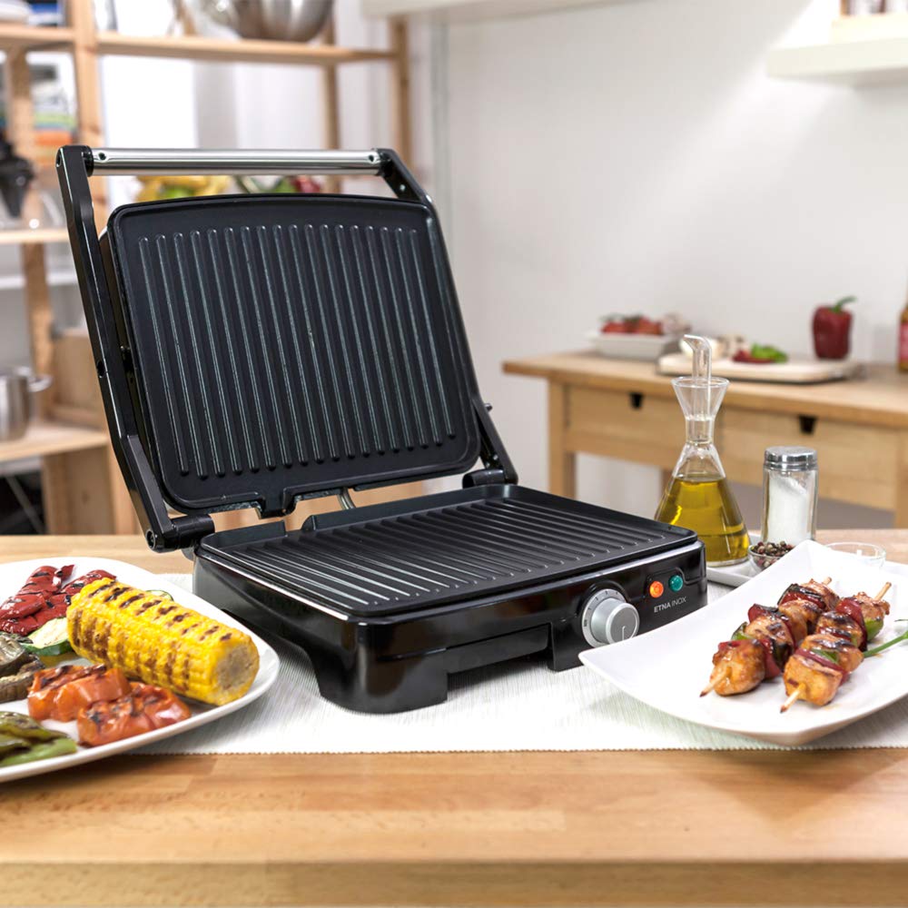 Parrilla Grill Taurus Tostare 850W Antiadherente Acero